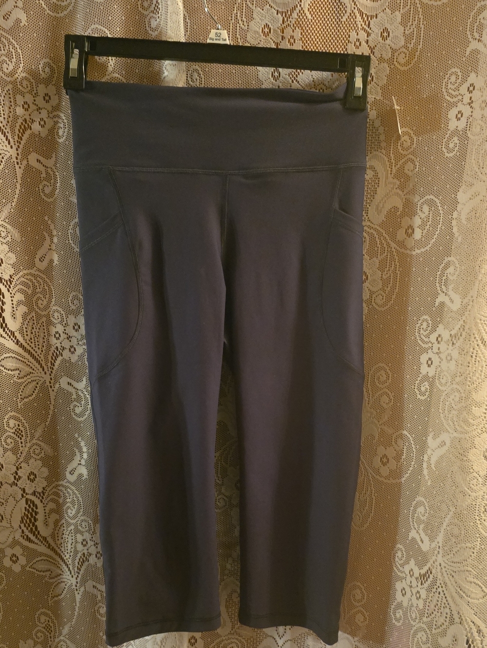 New Old Navy Active Women's M Tall High-Waist Powersoft Leggings Crop Pants